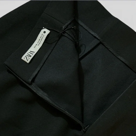 Zara Woman’s Black Twill Mini skirt size XXL - Picture 7 of 8